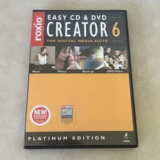 Roxio Easy CD & DVD Creator 6 Platinum Edition With Key