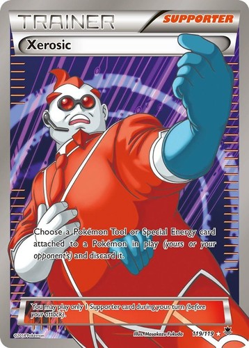 Xerosic - 119/119 - Pokemon Phantom Forces XY Full Art Ultra Rare Card MP