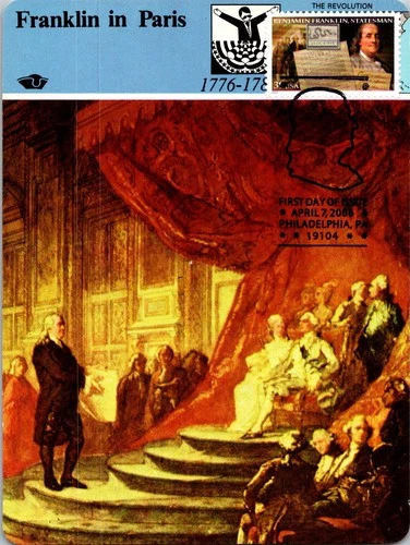 Dr Jim Stamps Maximum Card Benjamin Franklin Statesman 39C Fdc