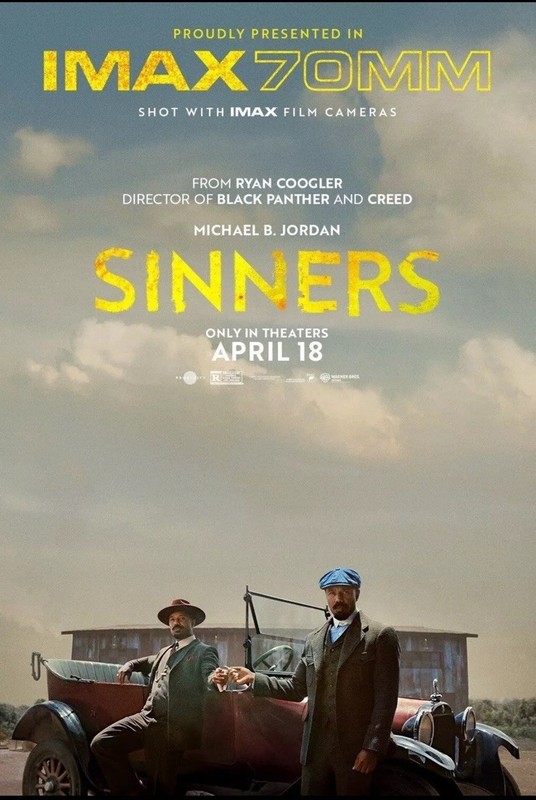 Michael B Jordan 2025 SINNERS Ryan Coogler 13x19 IMAX Vampire Movie POSTER