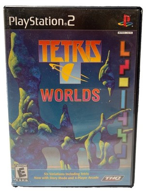 Tetris Worlds Sony Playstation 2 Game / PS2 Game- Complete Tested Working 