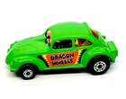 Matchbox Lesney Superfast 43 Dragon Wheels medium green, rarer dot dash, vnmint!