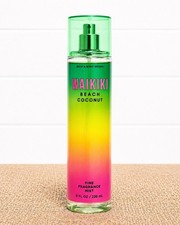 Bath and Body Works WAIKIKI BEACH COCONUT Fine Fragrance Body Mist Spray 8 oz