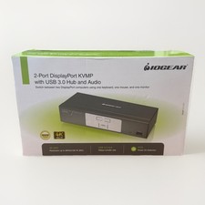 IOGEAR 2-Port DisplayPort KVMP Switch W/ USB 3.0 Hub Audio TAA Compliant GCS1902