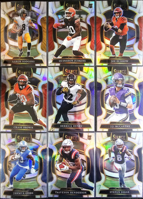 2025 Panini Select Football Silver Prizm You Pick Singles! #1-300 Free Shipping