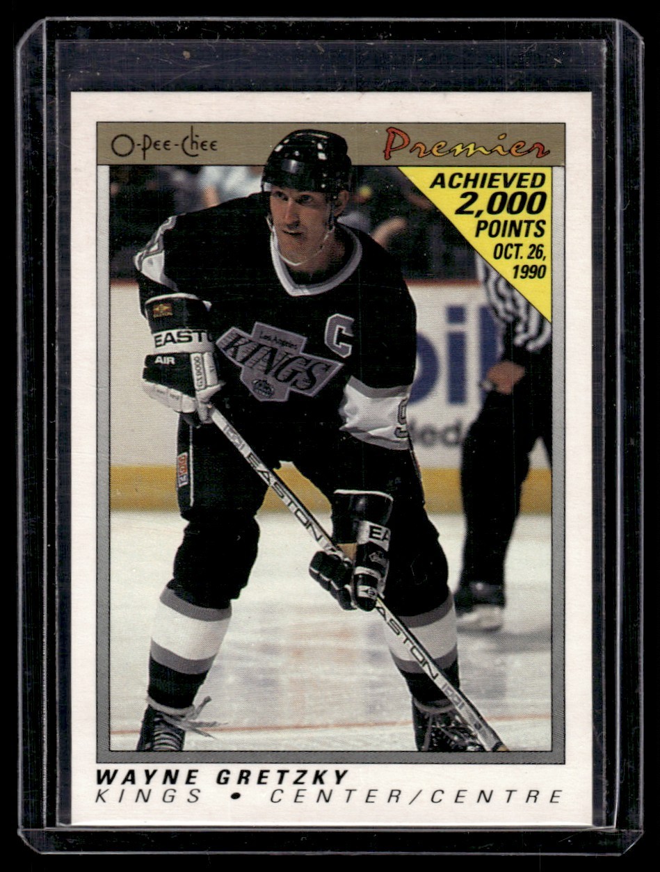 1990-91 O-Pee-Chee Premier Wayne Gretzky Los Angeles Kings #38