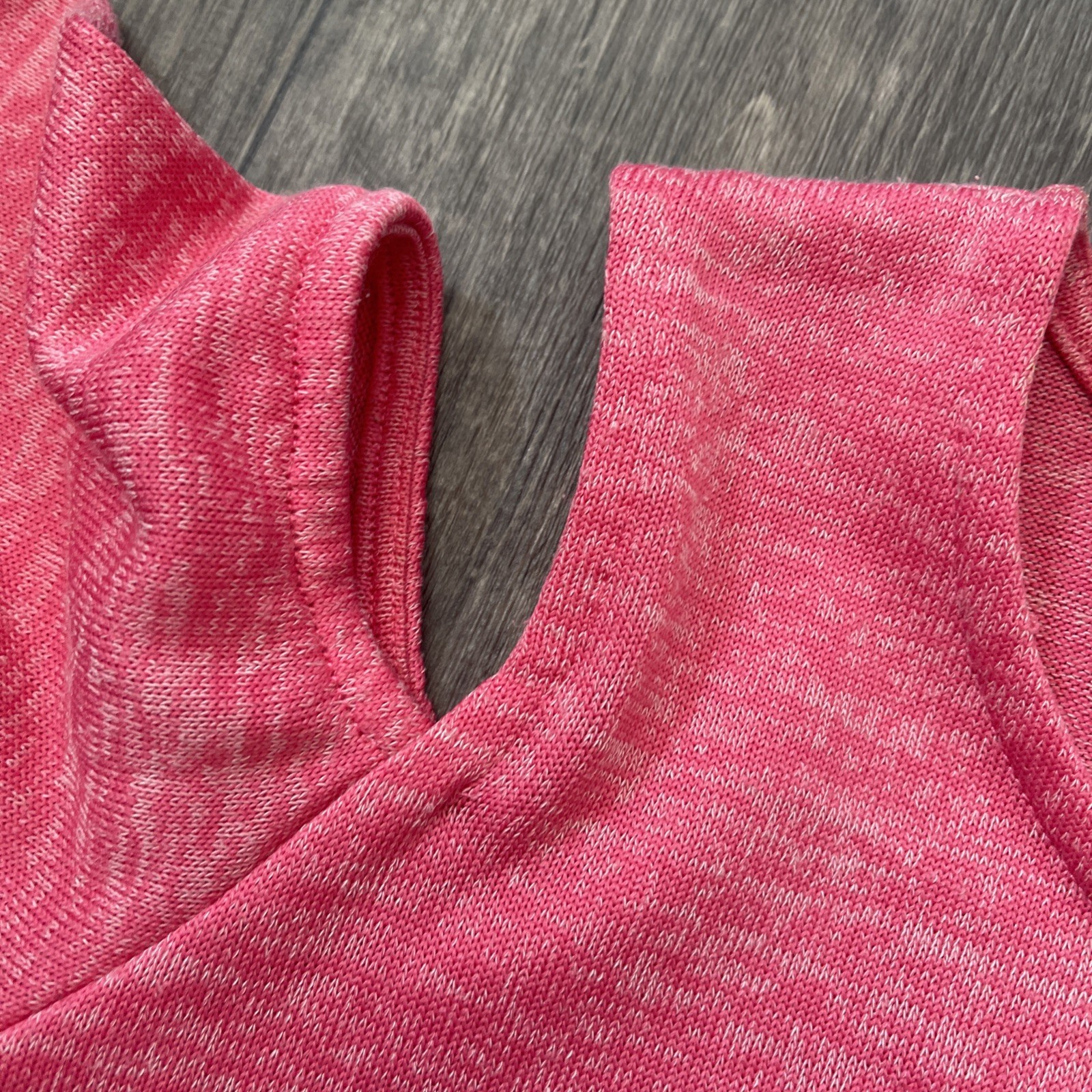 Bobbie Brooks Dress Size Large Cold Shoulder Rayon Blend Pink Short Sleeve thumbnail 4