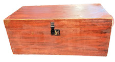 CAJA ENCAJADA DECORADA PINTURA ANTIGUA