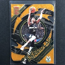 2021-22 Donruss Elite GIANNIS ANTETOKOUNMPO Power Formulas Orange Die-Cut #11