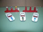 VINTAGE MATCHBOX GT 40 LOT OF 3 WITH GAS PUMPS [206]