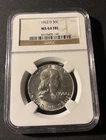 1962 D FRANKLIN HALF DOLLAR NGC MS64 FBL - UNCIRCULATED - 50C