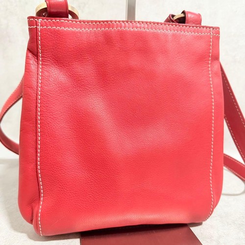 Borsa a tracolla Givenchy in pelle rossa autentica borsa a tracolla donna - Foto 5 di 9