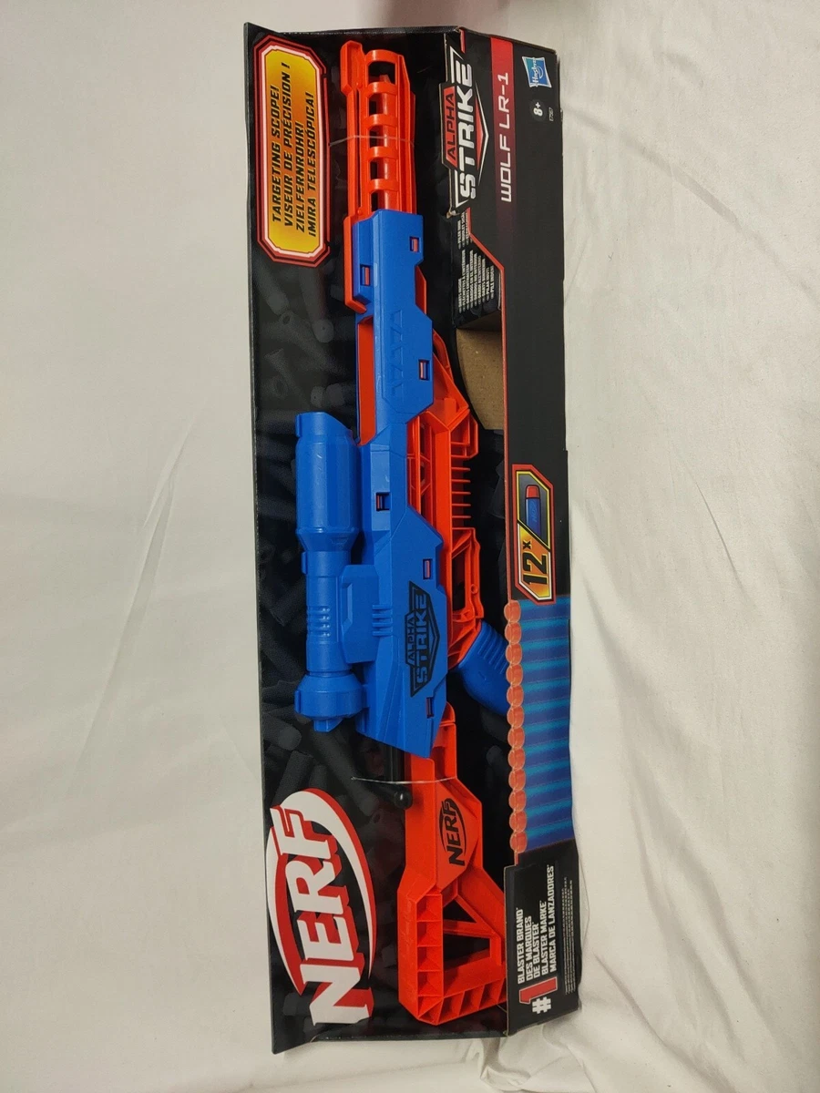 Nerf Alpha Strike Wolf LR-1 Toy Blaster with Targeting