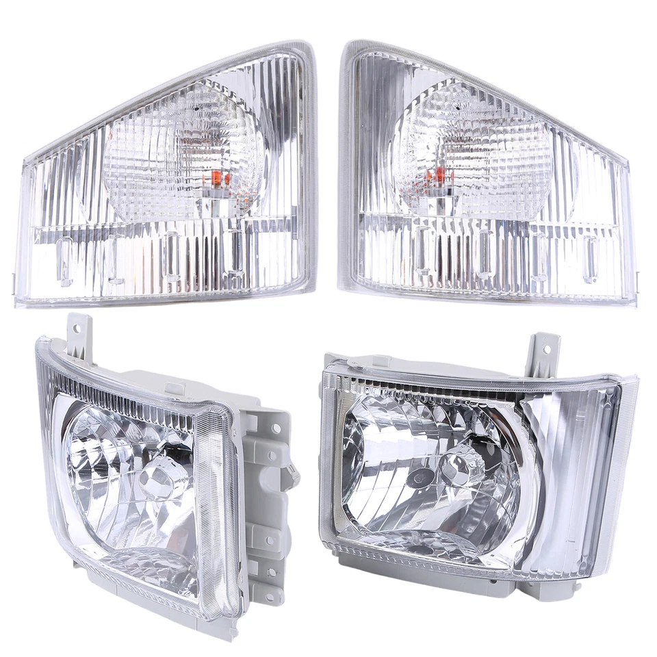 For 2008-2020 ISUZU NPR NPR-HD NQR NRR Headlights LEFT and RIGHT Corner Lamps Foto 3 de 4