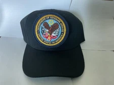 Department Veterans Affairs  Collectable Hat patch Sewn on Black Ball Cap