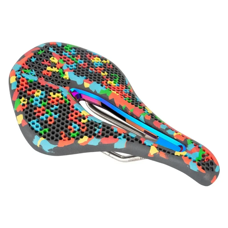 Цветное Велосипедное Седло Комфорт Снятие Давления Дорожный Горный Велосипед Сиденье Гравий - Изображение 2 из 4