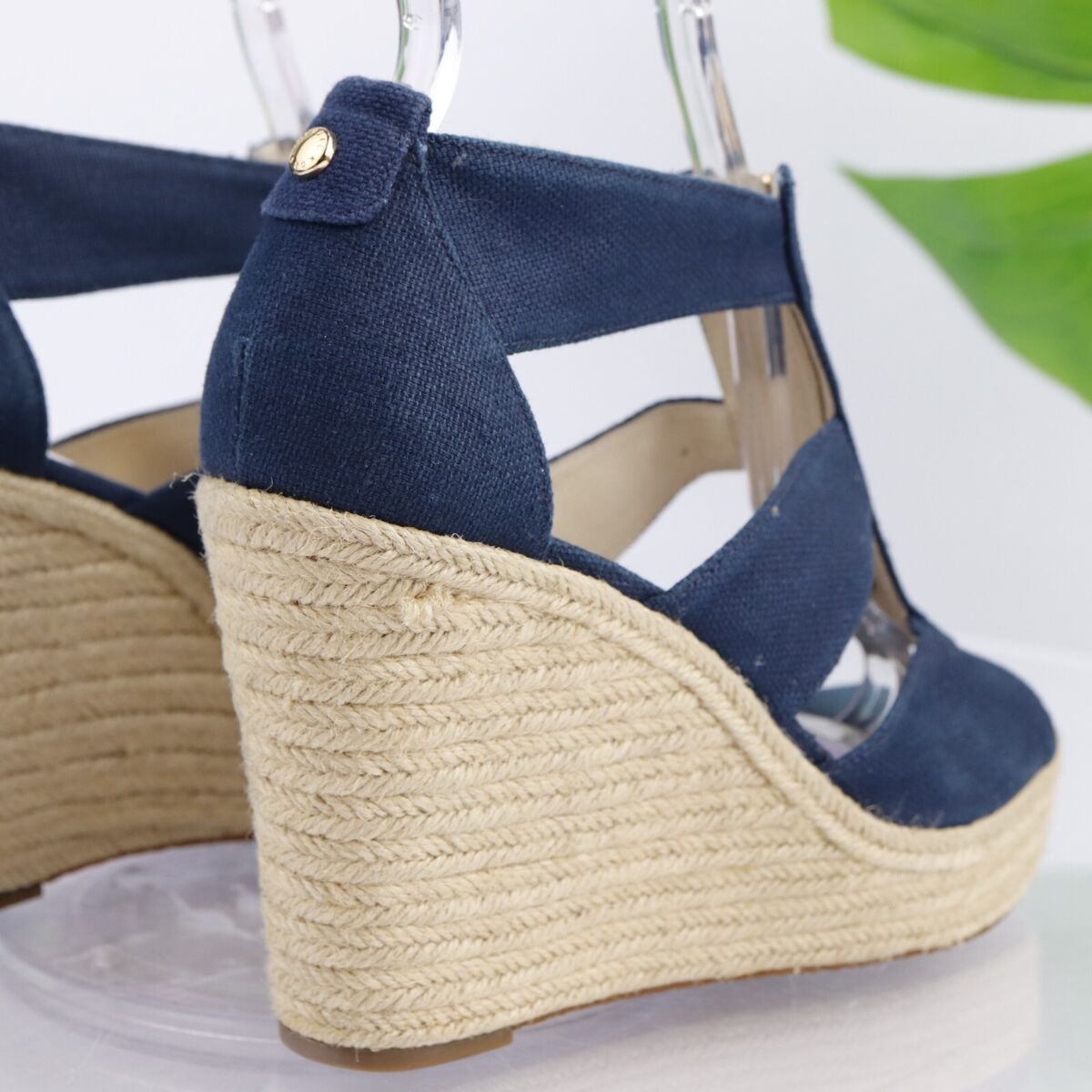 Michael Kors Womens Berkley Sandal Size 9 Blue Wedge Michael Kors Womens Berkley Sandal Size 9 Blue Wedge