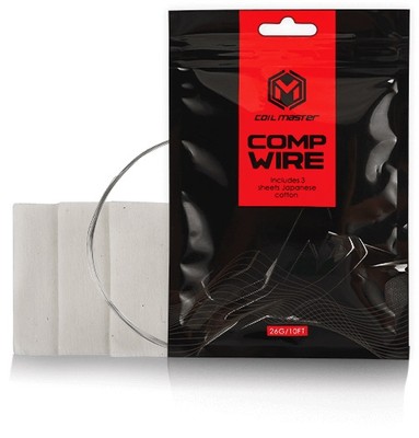 Coil Master COMP WIRE Wickeldraht & Watte Set e Zigarette Verdampfer eZigaretten