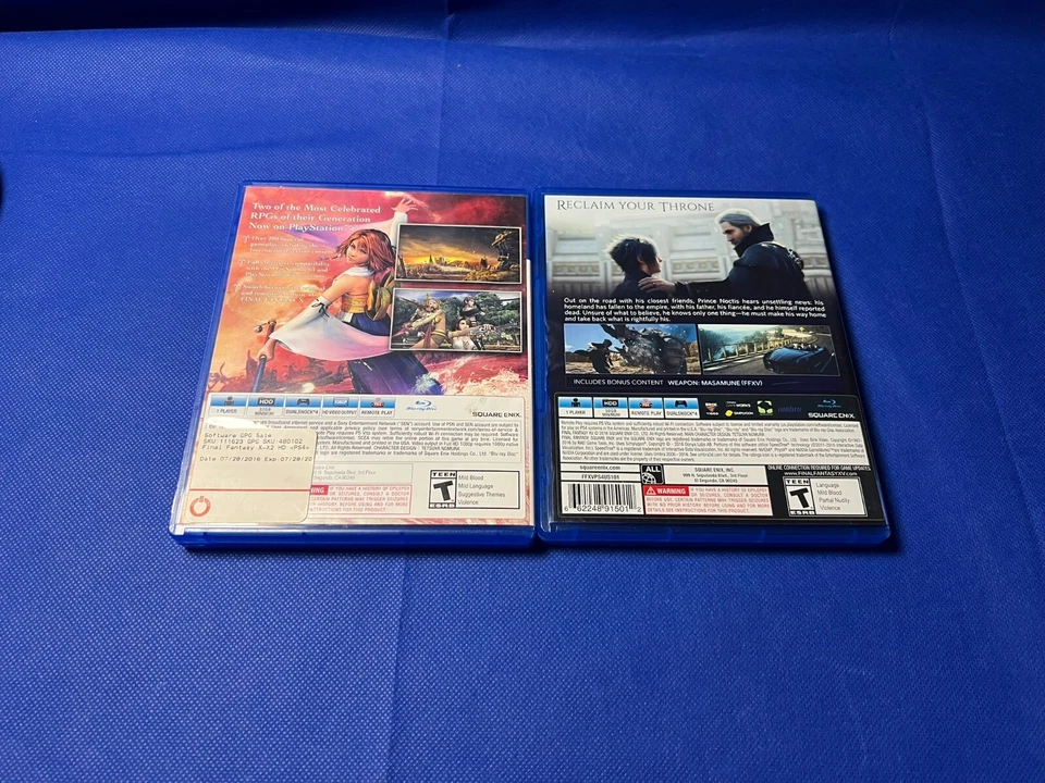 Final Fantasy X-X2 and Final Fantasy V lot PS4 - Image 2 of 3