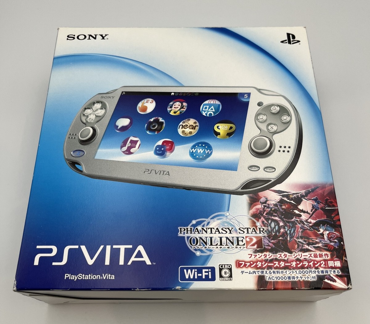 Nintendo Switch PS Vita PCH-1000 Sony PS Vita PCH-1000 S Rank Console Ice Silver Limited Box