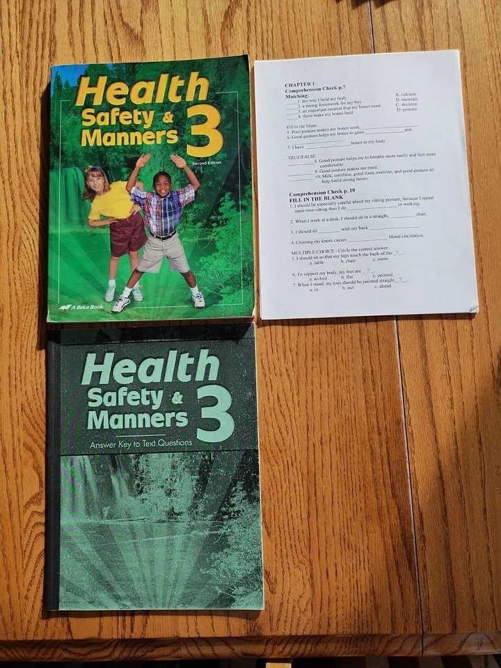 Abeka Book, Grade 3, Science and Health, Teacher and Student texts, lot of 9 - Image 3 of 4
