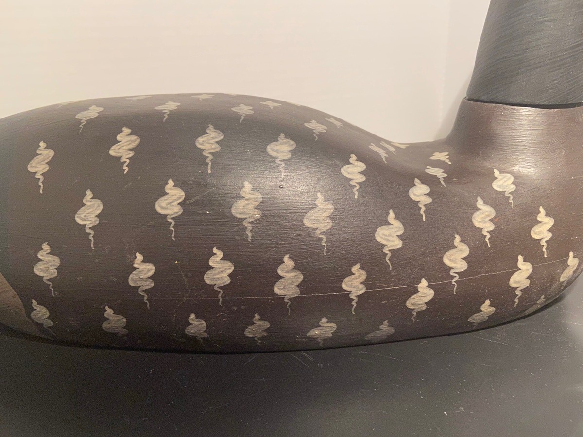 アメリカ木彫　優しい鳥の親子　作家さん作品　James Haddon 野鳥　置物 アメリカ木彫 優しい鳥の親子 作家さん作品 James Haddon 野鳥