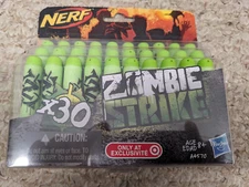 Nerf Zombie Strike Elite x30 Dart Refill NEW in Display Box