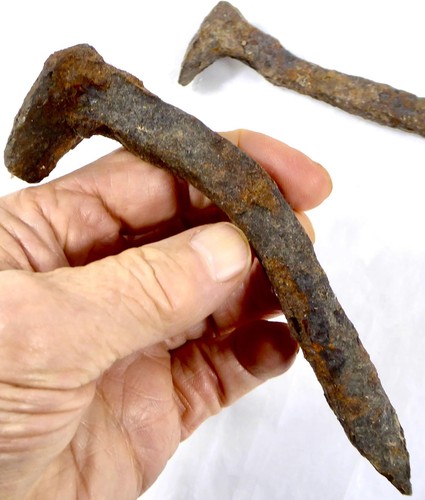 Antique Rail Spikes 19th Century Oregon Repurposed For Meditation Focus Tool? - Picture 3 of 10