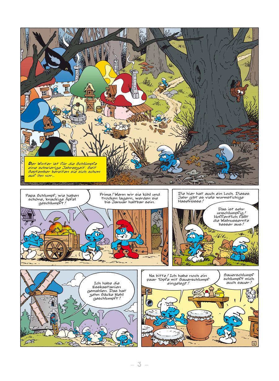 Thumbnail - Die Schlümpfe. Band 39 Die Schlümpfe Und Der Schneesturm Peyo Buch Die