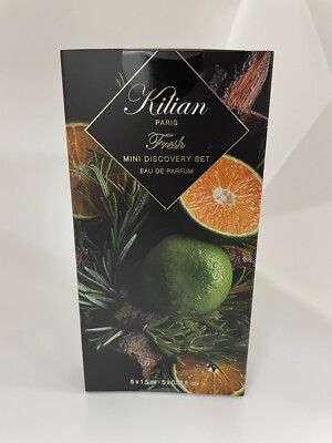 Kilian Sealed Fresh MiniDiscovery Set, 5 EDP Sprays(1.5ml) Scents In Description