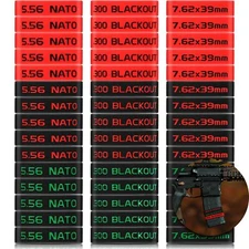 	45 Pack Magazine Marking Bands 5.56 300 Blackout 7.62x39mm 3 Colors	