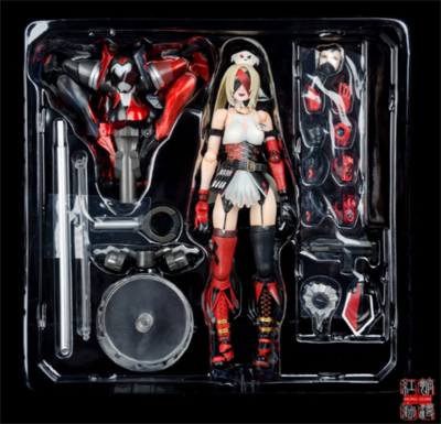 Play Arts Kai Harley Quinn VARIANT Tetsuya Nomura 10In Action