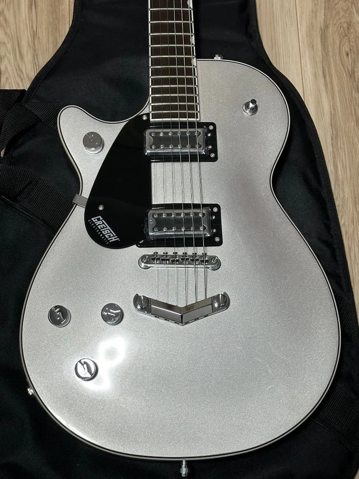 Электрогитара леворукая Gretsch G5230LH Electromatic Jet FT серая - Изображение 3 из 4