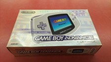 Consola de juegos Nintendo Game Boy Advance AGB-001, en caja con manual, retro A2993
