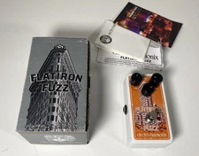 Electro-Harmonix Flatiron Fuzz Classic Op-Amp Powered Fuzz Guitar Pedal 
