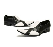 Men's Leather Shoes Dress Formal Oxfords Pointy Toe Business Party Casual shoes