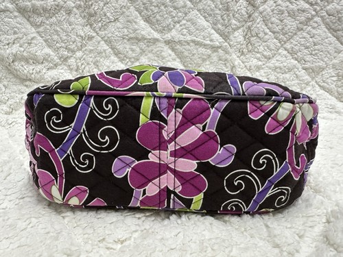 Vera Bradley Mujer Pequeño Marrón Rosa Estampado Floral Bolso de Hombro Cremallera - Imagen 10 de 14