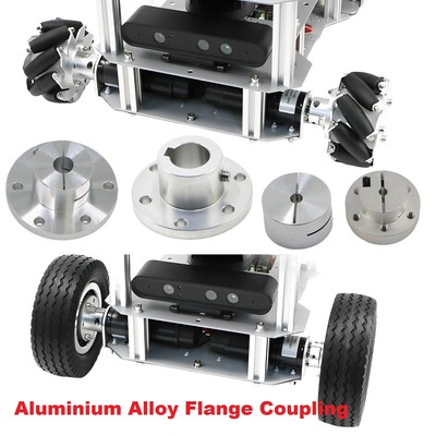 Aluminiumlegierung Flansch Kupplung 3-18mm Omnidirektionaler Rad Flange Coupling
