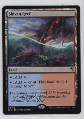 Shivan Reef Magic: Aetherdrift Commander DRC #0170