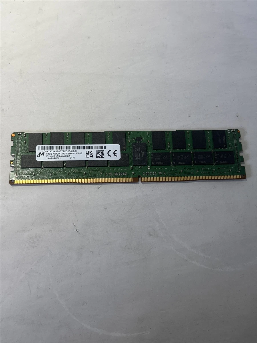 PC4-21300 (DDR4-2666) Bus Speed Computer RAM 64 GB Total Capacity