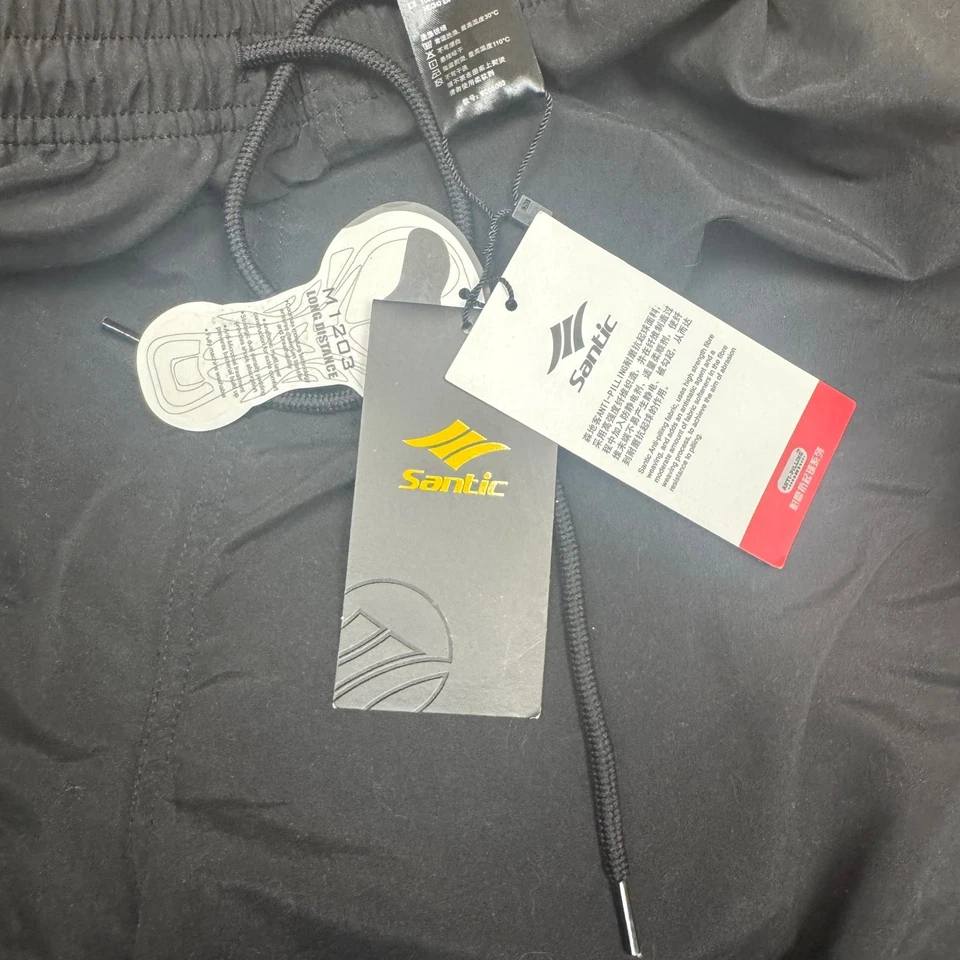 Pantalones Cortos de Ciclismo Santic Para Hombre Negros Forro Acolchado Bolsillos de Carga 3XL NUEVOS CON ETIQUETAS Foto 4 de 4