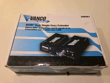 Vanco HDMI OVER SINGLE COAX EXTENDER HDMI&IR TRANSMITTED OVER SINGLE COAX CABLE!