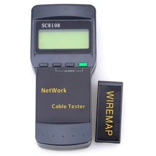 SC-8108 Network Analyzer Cable Checker Cable Tester RJ45 LAN Wire Cable Testi...