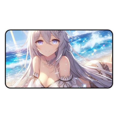Anime Girl Mouse Pad - Desk Decoration Anime - Shorekeeper Desk Mat 