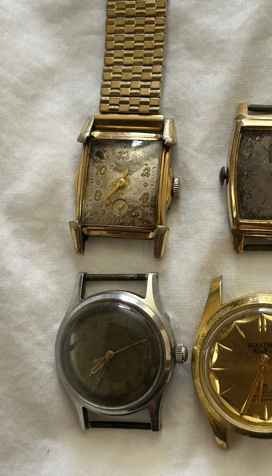 Mixed Lot Of Watches For Parts Or Repair Vintage 6 Pieces As Found - Image 2 of 4
