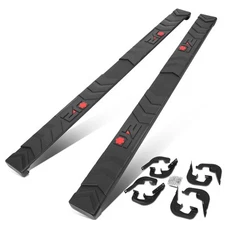 J2 Fit 07-19 Silverado Sierra Crew Cab 6.25" Flat Side Step Bar Running Boards