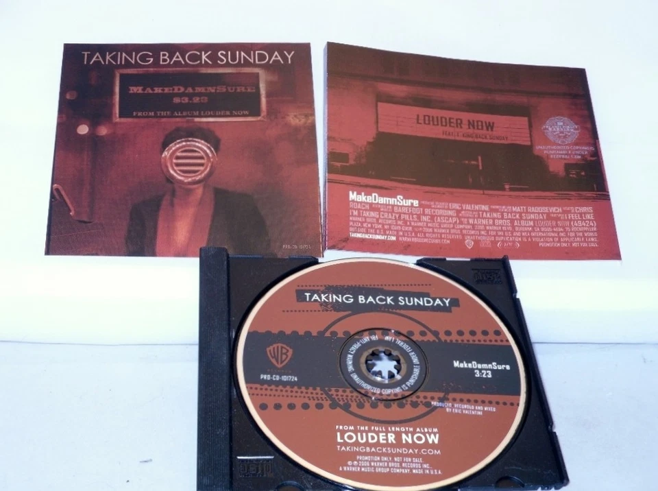 Taking Back Sunday - Make Damn Sure Promotional ONLY CD ** Free Shipping** - Image 1 of 1