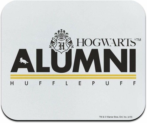 Rubber  Mouse Pad Harry Potter Hogwarts Alumni Hufflepuff 5mm Thickness - Picture 1 of 2