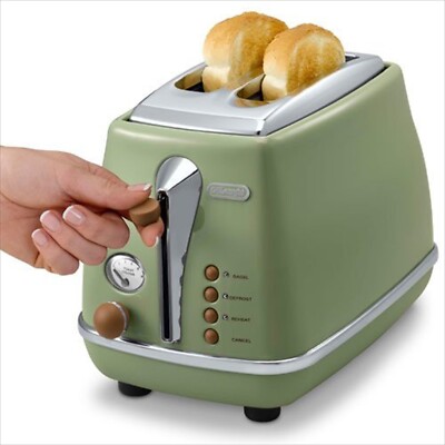DeLonghi Pop-up Toaster ICONA Vintage Collection CTOV2003J-GR