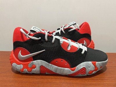 Men Size 10 - Nike PG 6 Black/Cool Gray/University Red/Wolf Gray